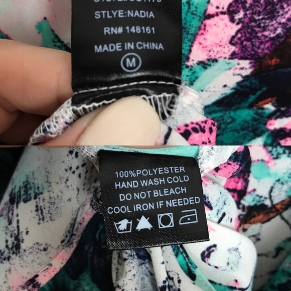 Buddy Love Nadia Daisy Shift Tank Green/Pink/White - Picture 8 of 8